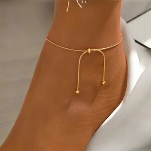 Ankle Bracelet Gold Snake Chain NWT